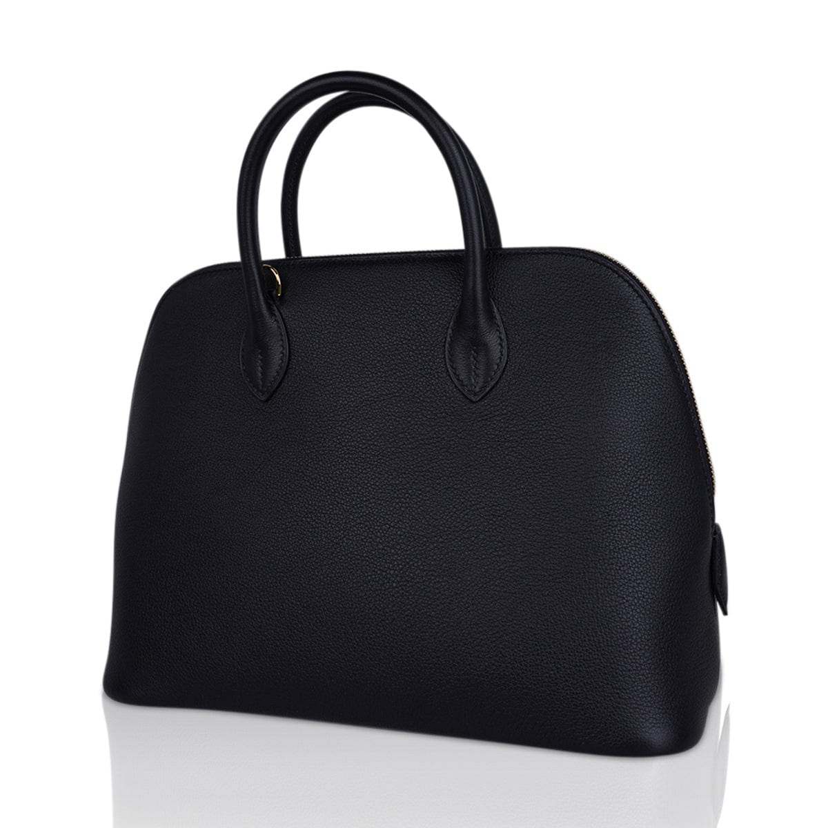 Hermes Bolide 1923 30 Bag Black Taurillon Novillo Leather Gold Hardware