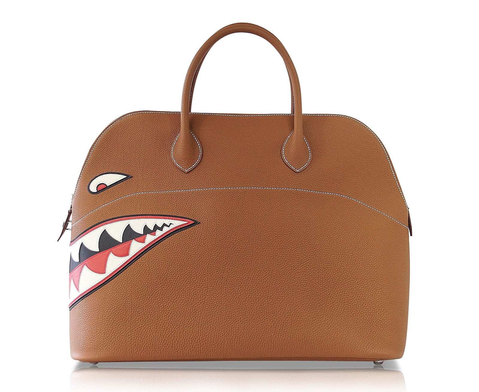 Hermes Bolide 40 Bag Men’s Runway Unisex Very Rare Limited Edition Monster Shark Bolide