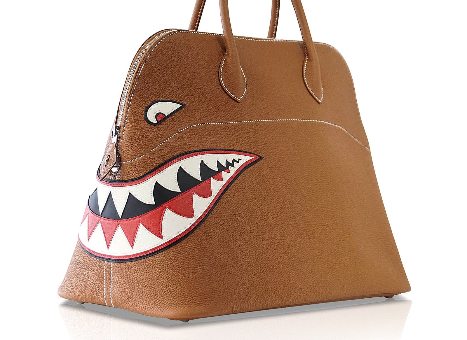 Hermes Bolide 40 Bag Men’s Runway Unisex Very Rare Limited Edition Monster Shark Bolide