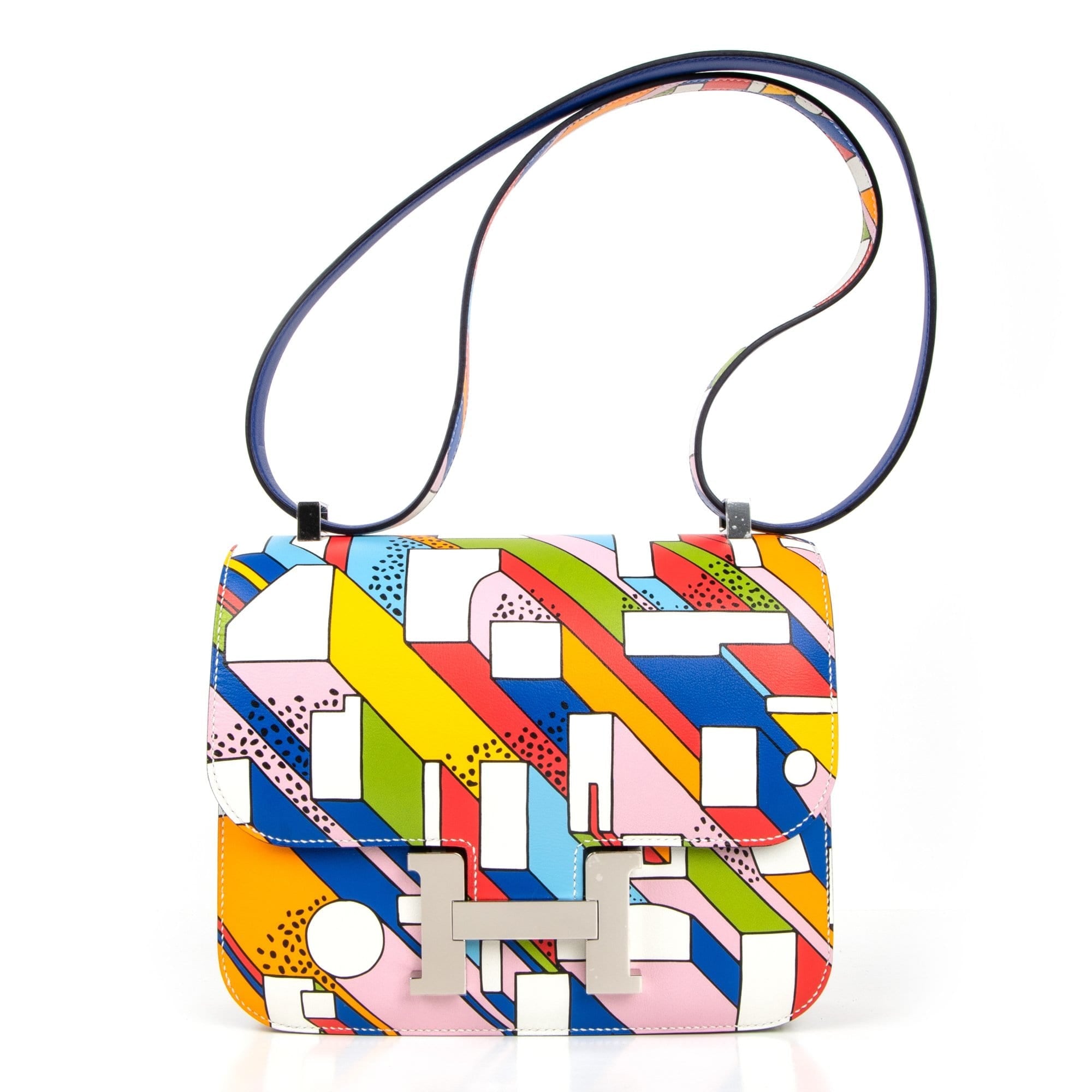 Hermes Constance 24 Bag On A Summer Day Ltd Ed Nigel Peake Collaboration New