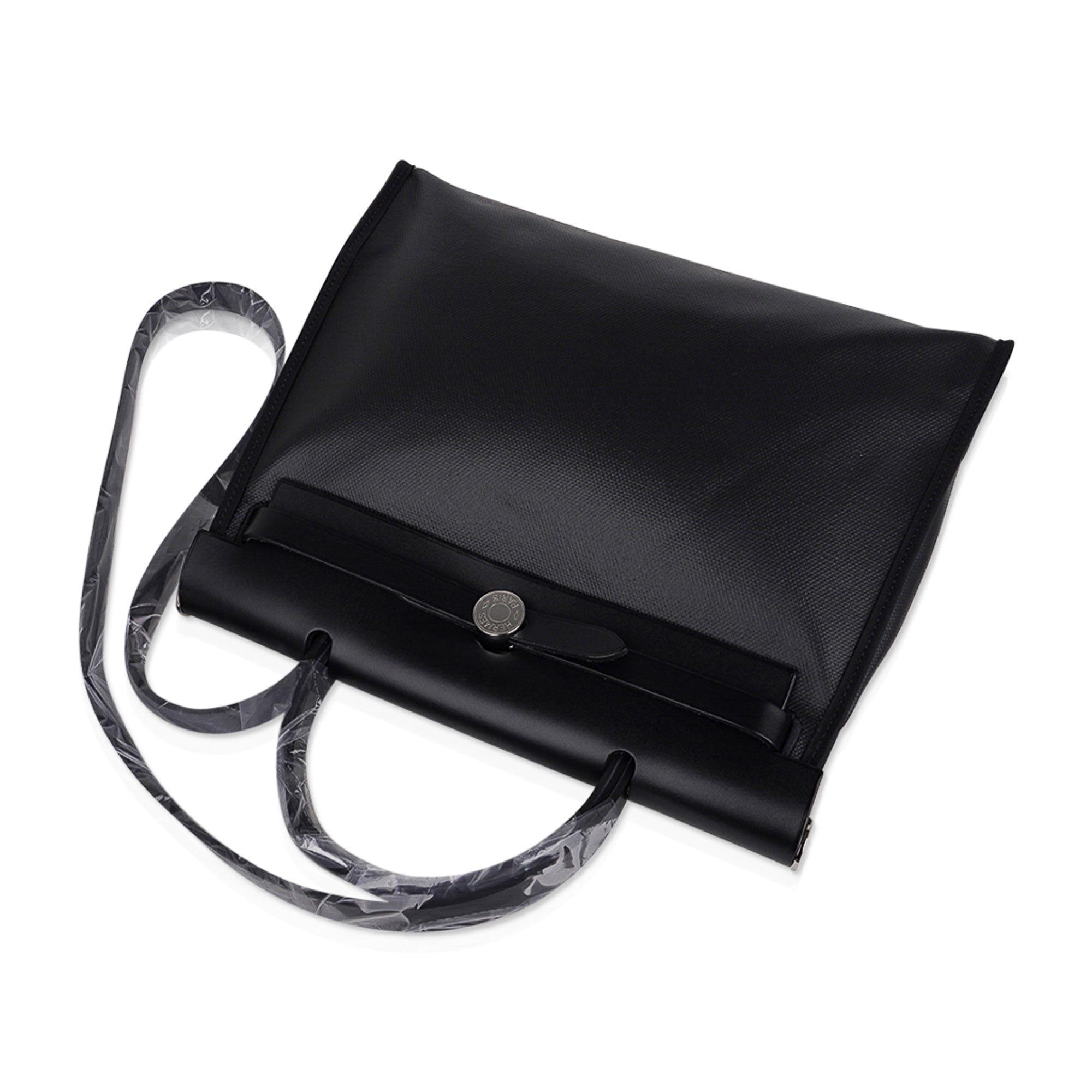 Hermes Herbag Zip Retourne 31 Black Berline / Black Hunter Leather Palladium