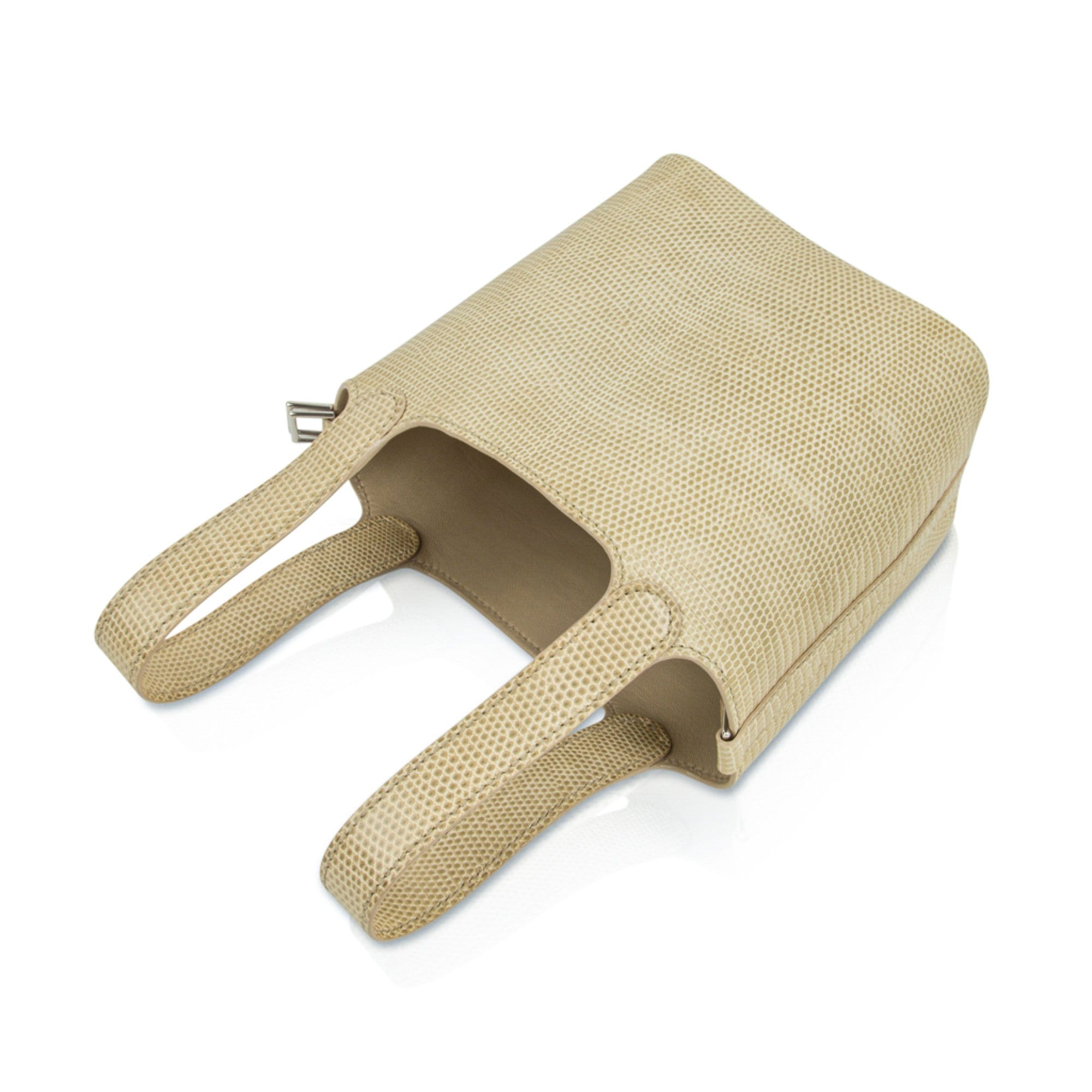 Hermes Picotin Lock Micro Mini 14 Bag Lizard Tote Palladium Hardware